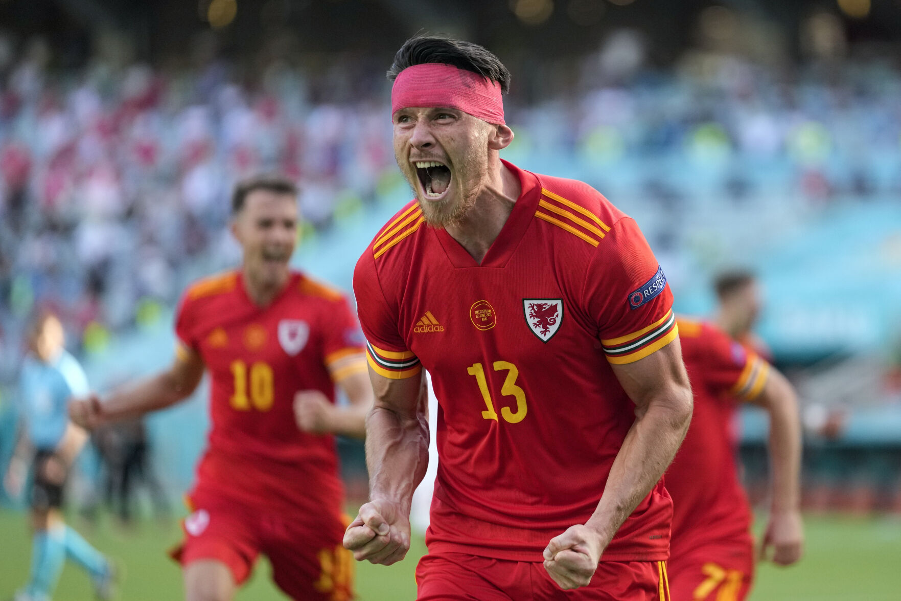 APTOPIX Azerbaijan Wales Switzerland Euro 2020 Soccer